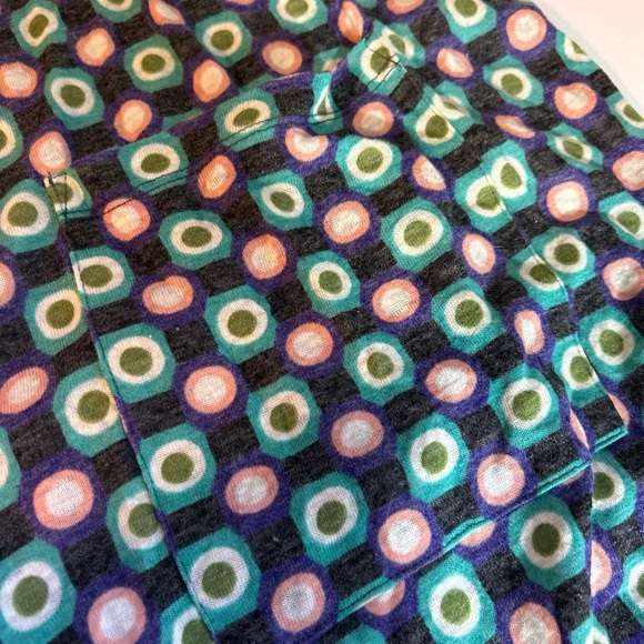 LuLaRoe Long Open Front Duster Cardigan Dot Design Size Medium - Picture 10 of 10